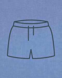 Szorty męskie niebieskie