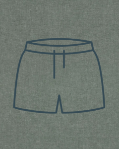 Szorty męskie ciemna zieleń