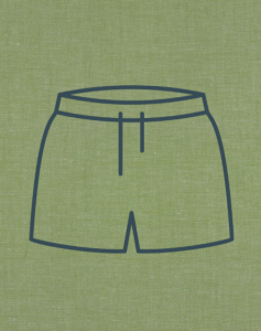 Szorty męskie zielone