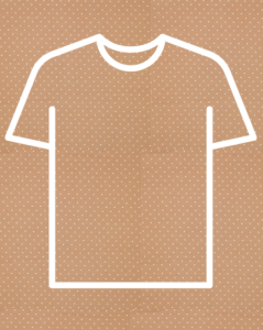 Koszulka dziecięca kropki cappucino