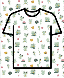 Koszulka dziecięca żabki