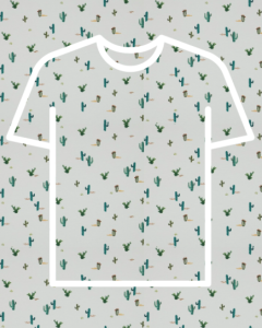 Koszulka męska kaktusy