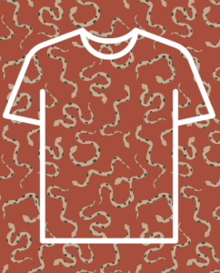 Koszulka męska węże