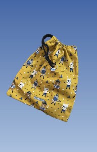 Woreczek bawełniane wzory chłopięce 