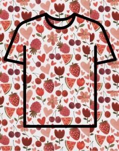 Koszulka dziecięca owocki